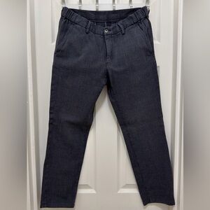 Massimo Dutti Charcoal Slim Fit Trousers
